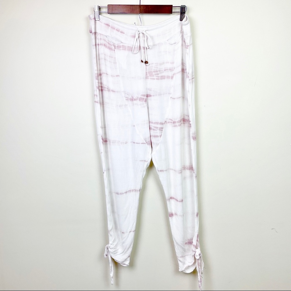 SOLD Free People Tie Dye Harem Gauzy Rayon Joggers M